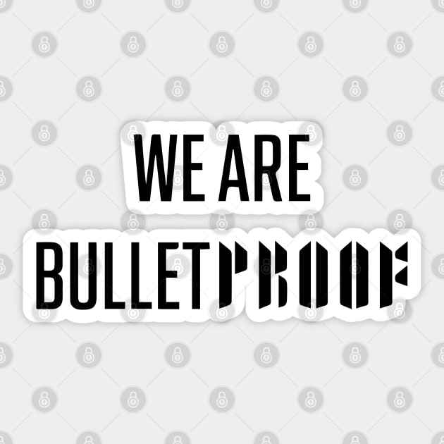 BTS we are bulletproof Morcaworks Sticker by Oricca